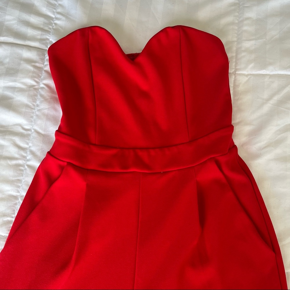Express Red Jumpsuit